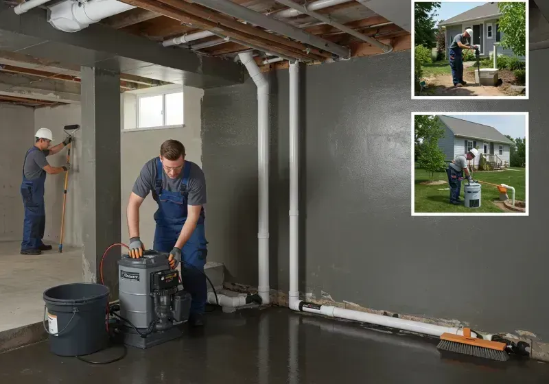 Basement Waterproofing and Flood Prevention process in Bellefontaine, OH